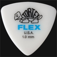 Dunlop Tortex Flex Triangle Guitar Picks 456 Blue 1.00mm 72 Refill Bag